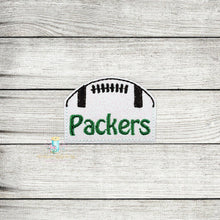 Load image into Gallery viewer, Half Football Feltie Digital Embroidery Design File