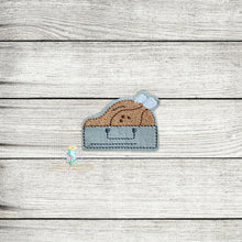 Load image into Gallery viewer, Baked Turkey Feltie Digital Embroidery Design File