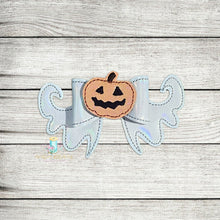 Load image into Gallery viewer, Zero Bow Feltie Digital Embroidery Design File