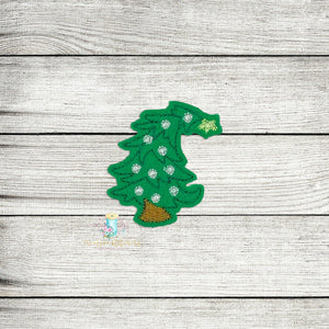 Bent Tree Feltie Digital Embroidery Design File