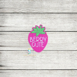 Berry Cute Feltie Digital Embroidery Design File