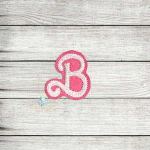 B Fill Feltie Digital Embroidery Design File