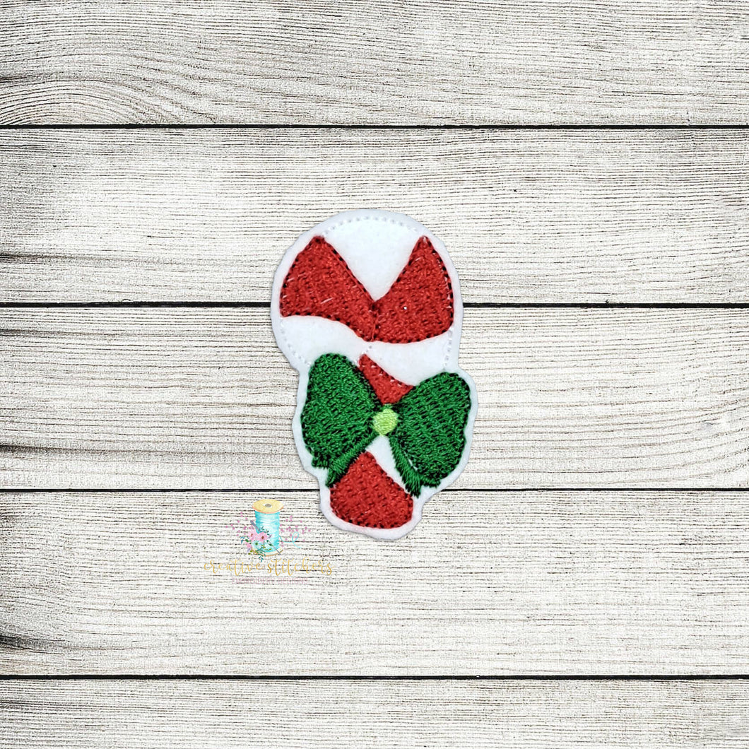 Candy Cane Feltie Digital Embroidery Design File