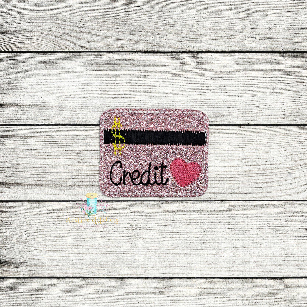 Credit Card Feltie Digital Embroidery Design File