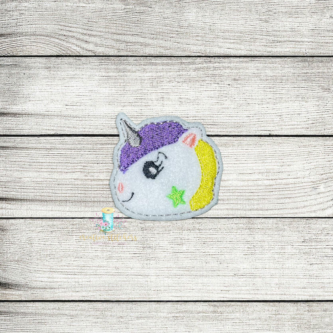 Cutie Unicorn Feltie Digital Embroidery Design File