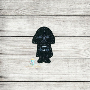 Darth Body Feltie Digital Embroidery Design File