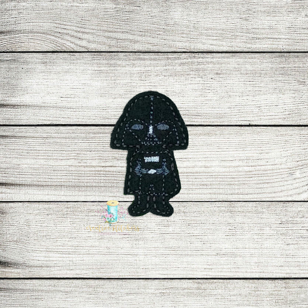 Darth Body Feltie Digital Embroidery Design File