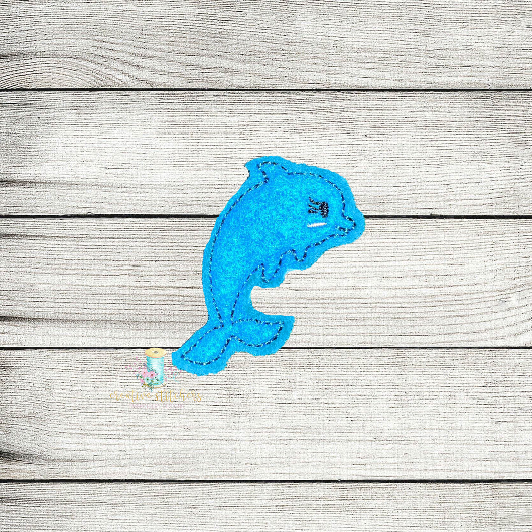 Dolphin Feltie Digital Embroidery Design File