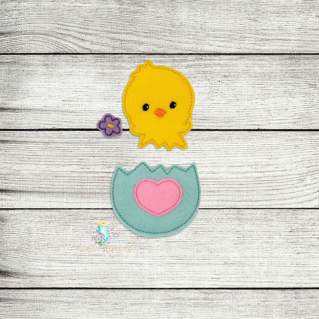 Easter Chick OS Parts Digital Embroidery Design File
