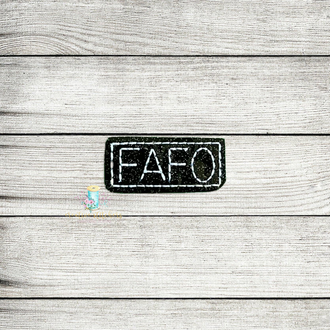 FAFO Feltie Digital Embroidery Design File