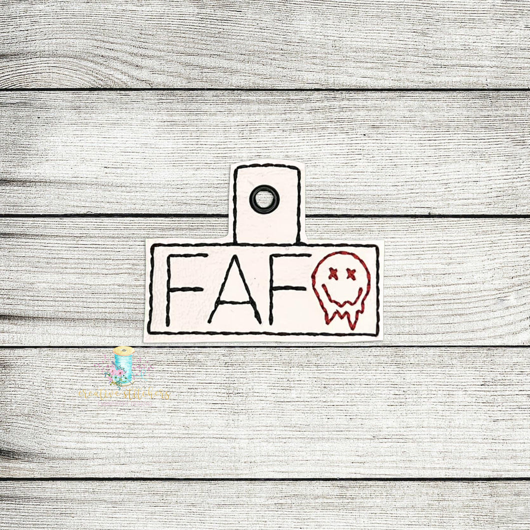 FAFO Face Eyelet Digital Embroidery Design File