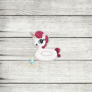 Floatie Unicorn Feltie Digital Embroidery Design File