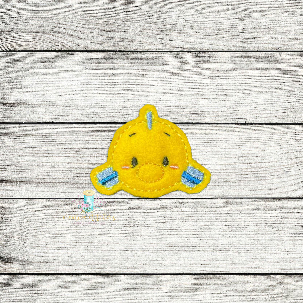 Flounder Tsum Feltie Digital Embroidery Design File