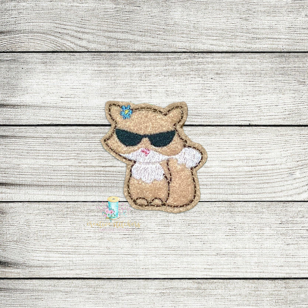 Foxy Fox Feltie Digital Embroidery Design File
