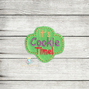 GS It's Cookie Time Feltie Digital Embroidery Design File