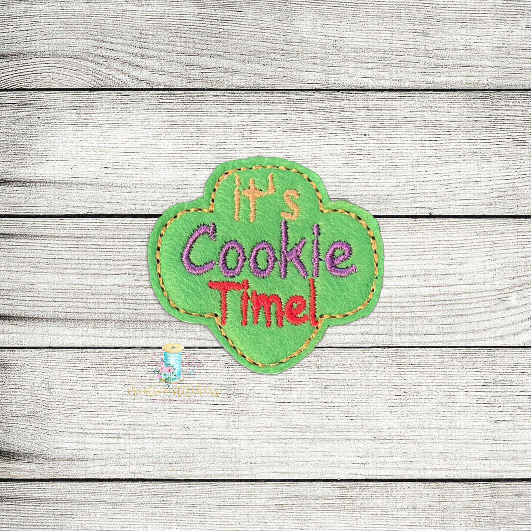 GS It's Cookie Time Feltie Digital Embroidery Design File