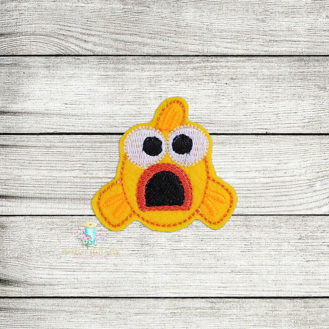 Gold Fish Feltie Digital Embroidery Design File