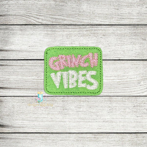 Mean One Vibes Feltie Digital Embroidery Design File