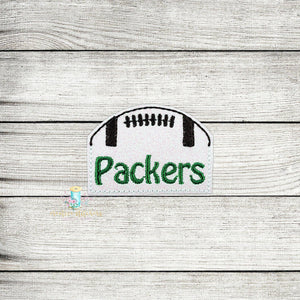 Half Football Feltie Digital Embroidery Design File