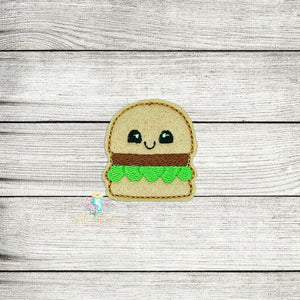 Hamburger Feltie Digital Embroidery Design File