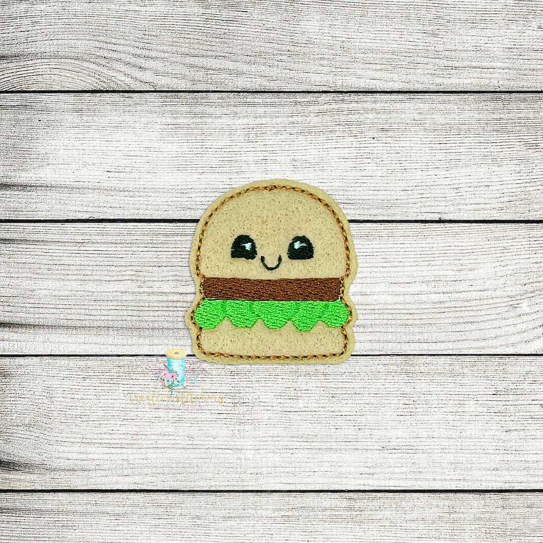 Hamburger Feltie Digital Embroidery Design File