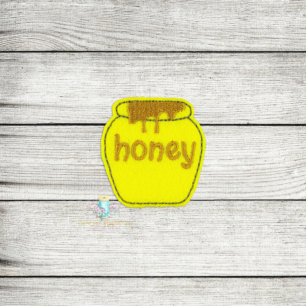 Honey Pot Feltie Digital Embroidery Design