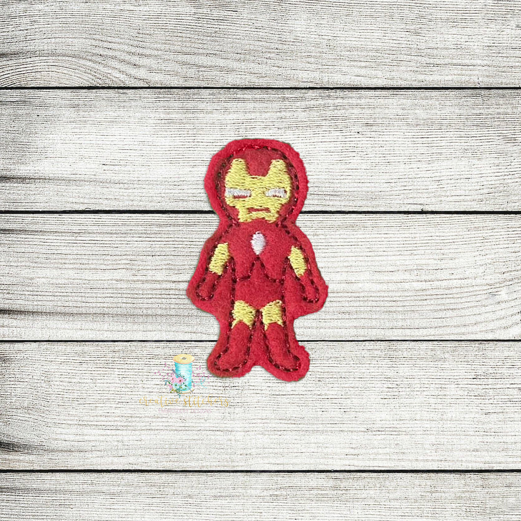 Iron Hero FB Feltie Digital Embroidery Design File