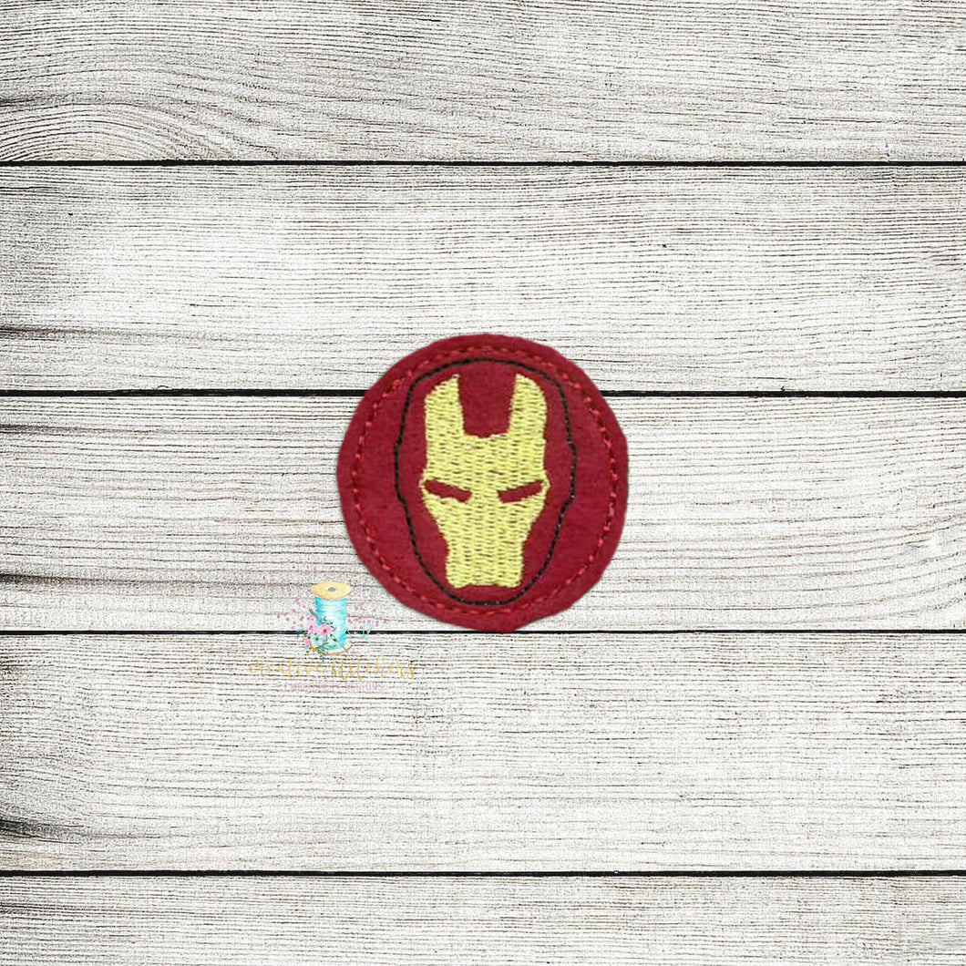 Iron Hero Feltie Digital Embroidery Design File