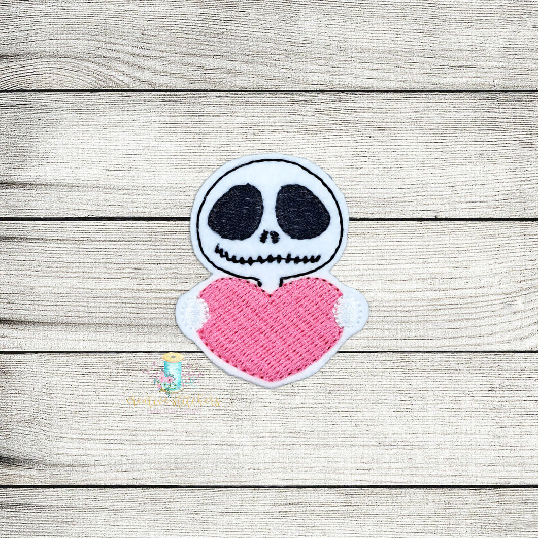 Jack Heart Feltie Digital Embroidery Design File