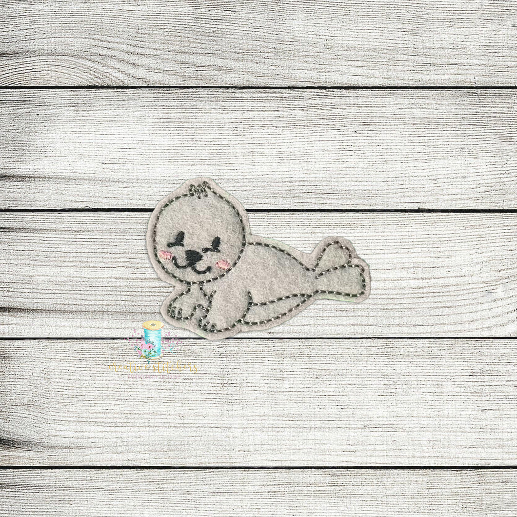 Jo Jo Sea Lion Feltie Digital Embroidery Design File