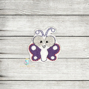 Joy Butterfly Feltie Digital Embroidery Design File