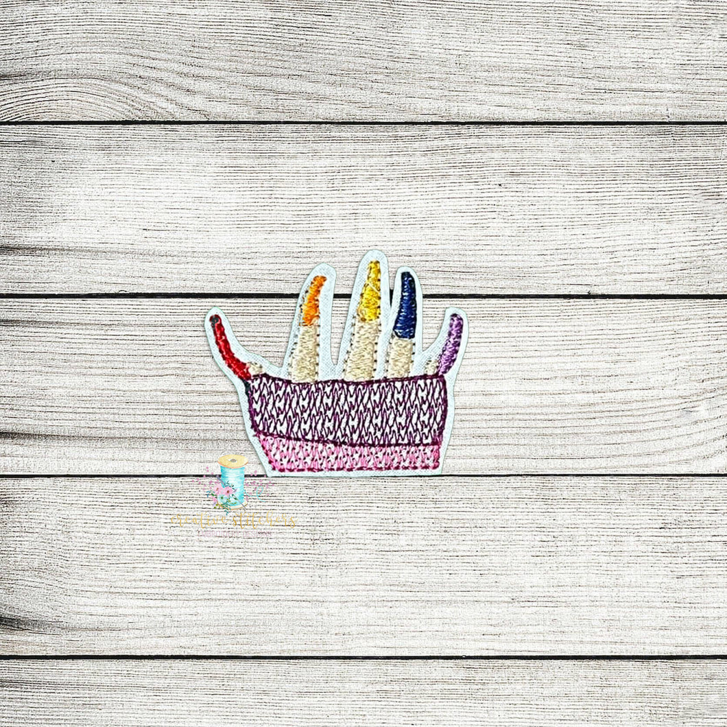 Kitty Claws Feltie Digital Embroidery Design File