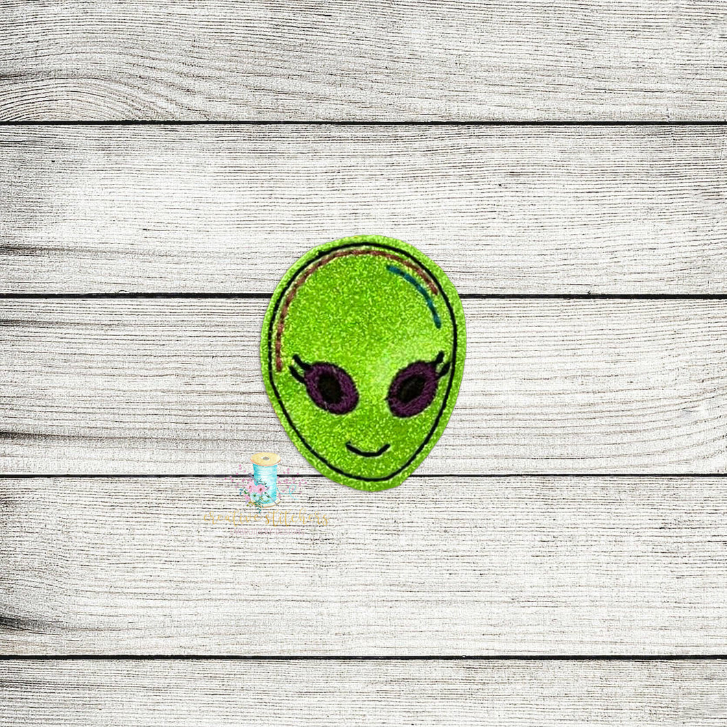 LF Alien Feltie Digital Embroidery Design File