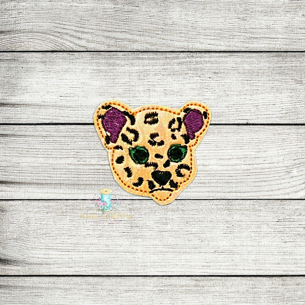 LF Cheetah Feltie Digital Embroidery Design File