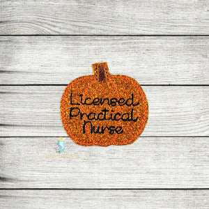 LPN Pumpkin Feltie Digital Embroidery Design File