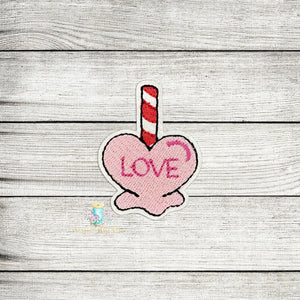 Love Cake Pop Feltie Digital Embroidery Design File
