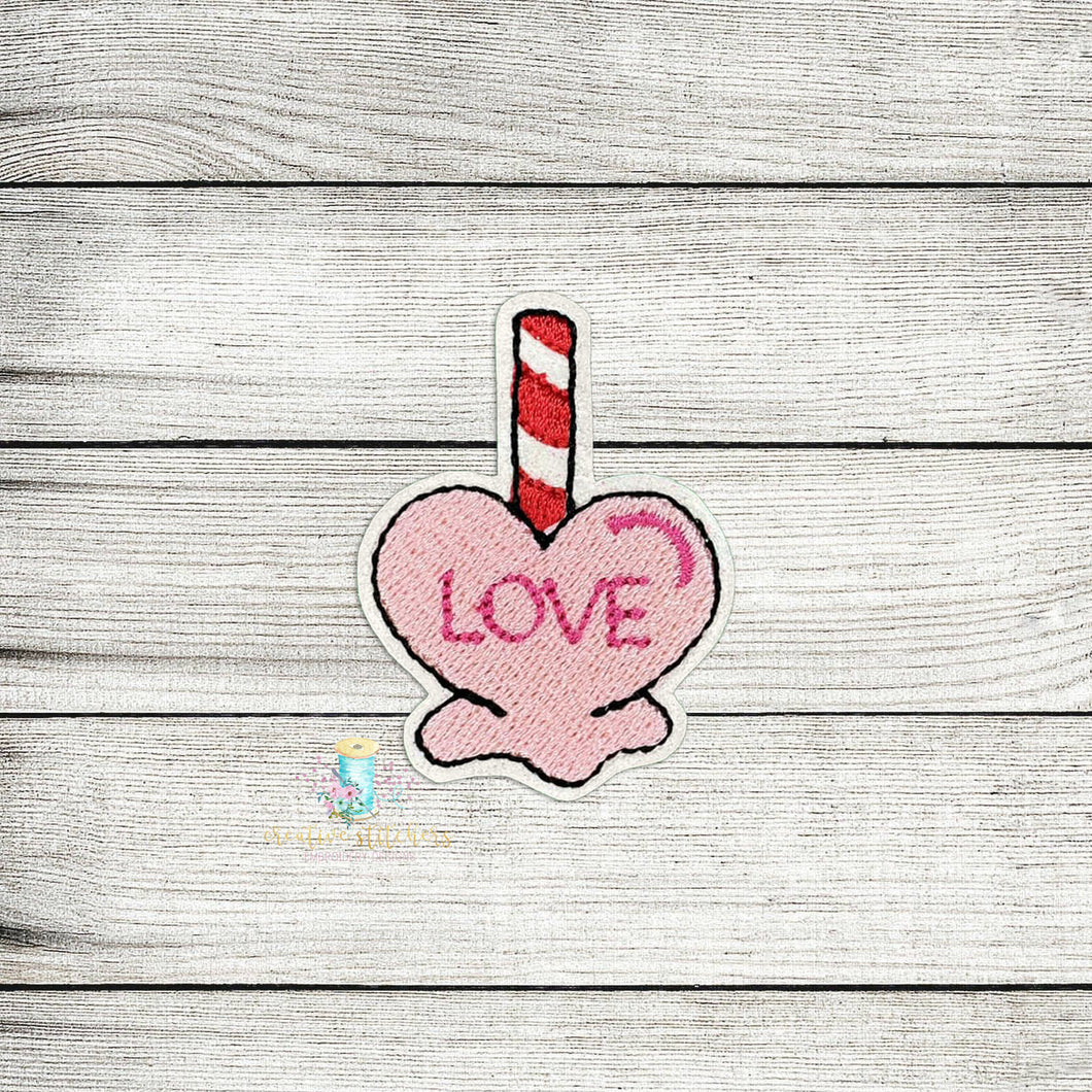 Love Cake Pop Feltie Digital Embroidery Design File