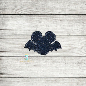 Mr Mouse Bat Outline Feltie Digital Embroidery Design File