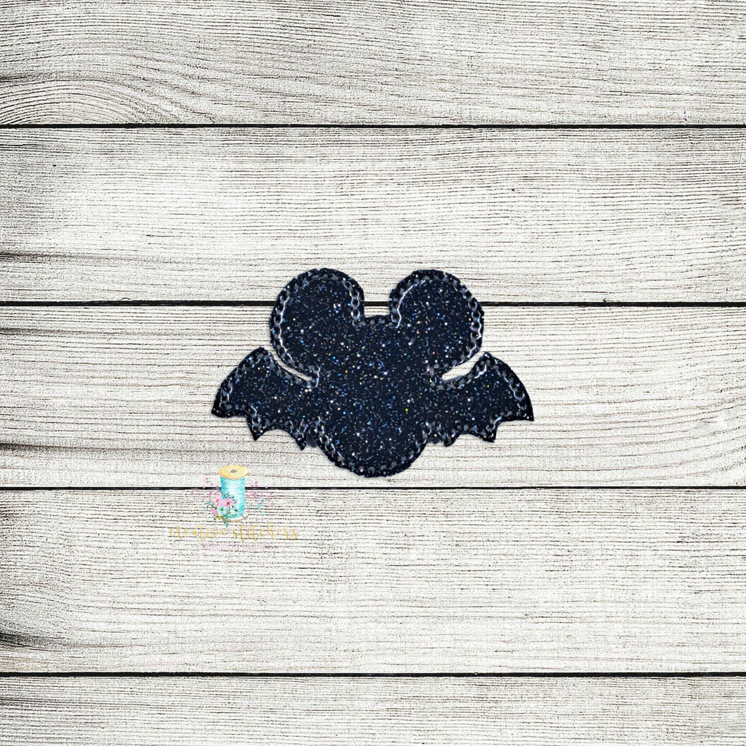 Mr Mouse Bat Outline Feltie Digital Embroidery Design File