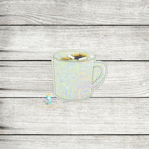 Mug Shaker Feltie Digital Embroidery Design File