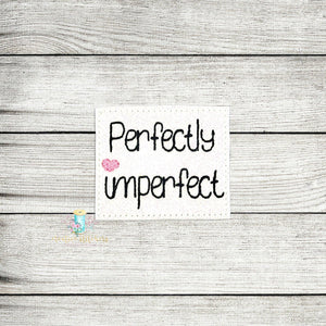 Perfectly Imperfect Feltie Digital Embroidery Design File