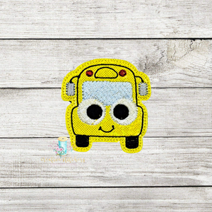 Big Eye Bus Feltie Digital Embroidery Design File CP