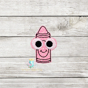 Big Eye Crayon Feltie Digital Embroidery Design File CP
