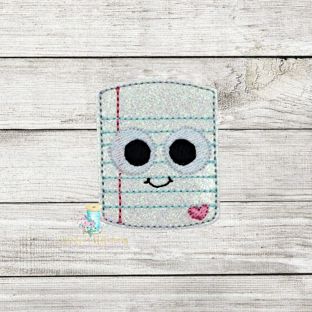 Big Eye Paper Feltie Digital Embroidery Design File CP