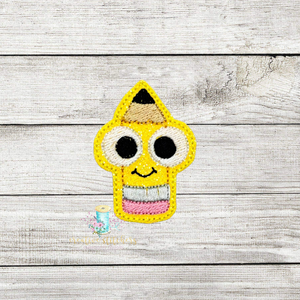 Big Eye Pencil Feltie Digital Embroidery Design File CP