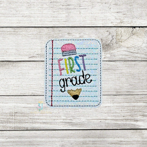 First Grade Paper Feltie Digital Embroidery Design File CP