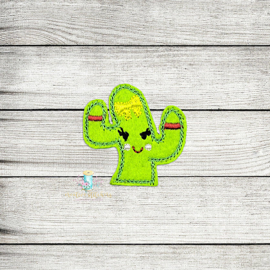 Sassy Cactus Feltie Digital Embroidery Design File