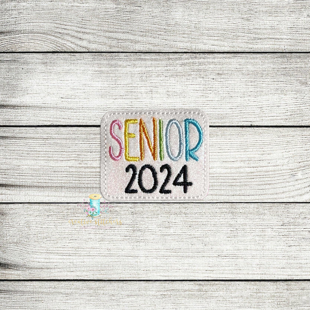Senior 2024 Feltie Digital Embroidery Design File