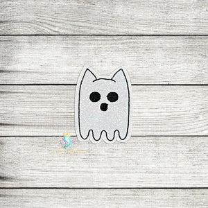 Spooky Cat Feltie Digital Embroidery Design File