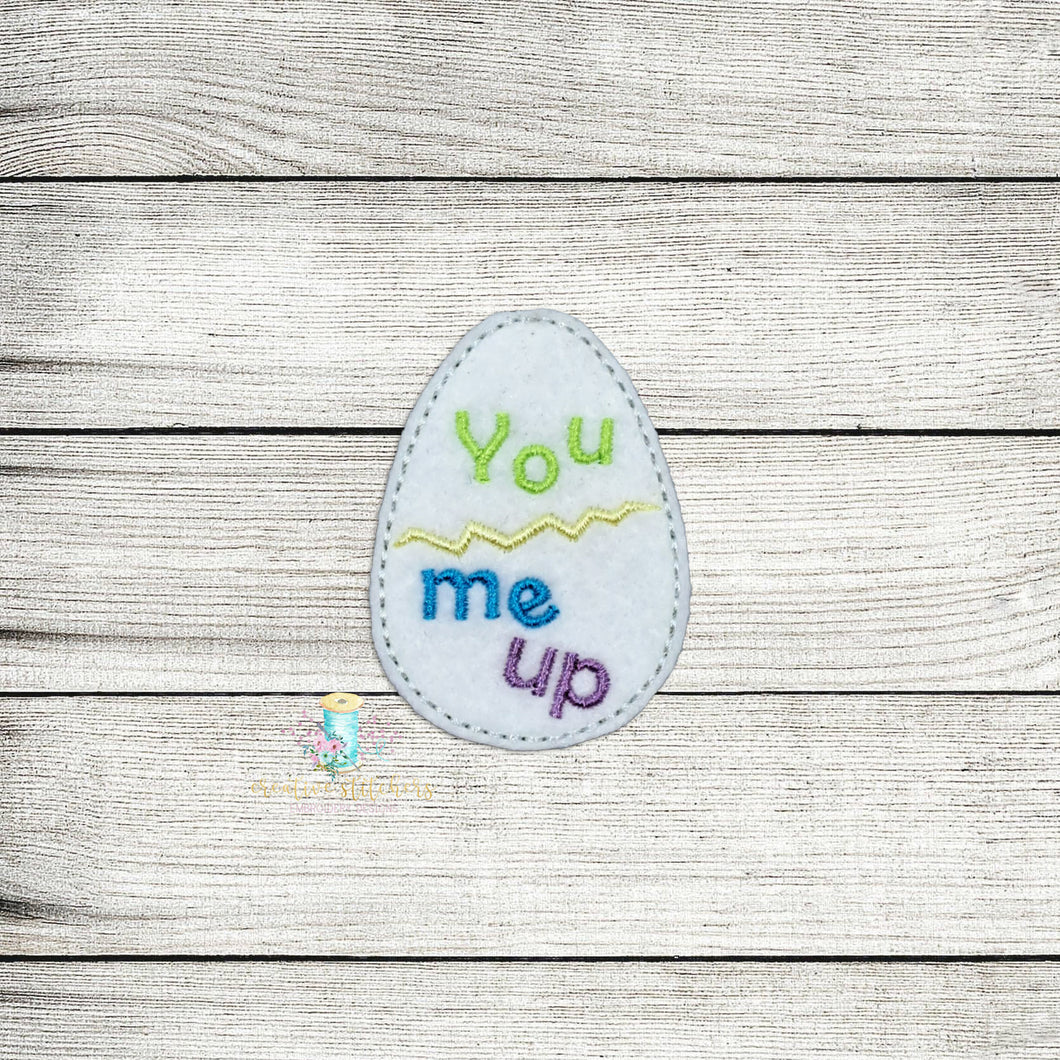 You Crack Me Up Feltie Digital Embroidery Design File